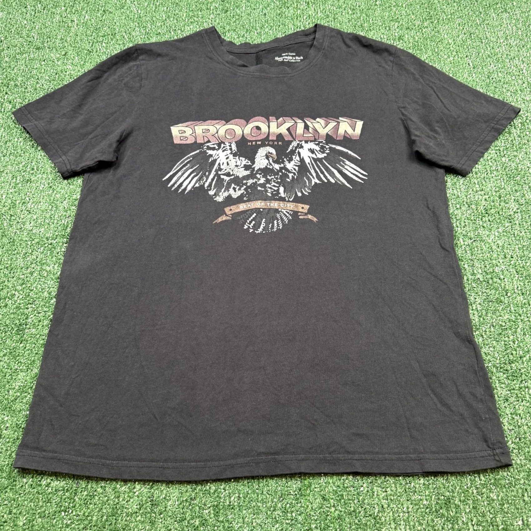 Abercrombie & Fitch Vintage Y2K Abercrombie Fitch Womens Shirt Size S Black Short Sleeve Brooklyn Size S / US 4 / IT 40 - 3 Thumbnail