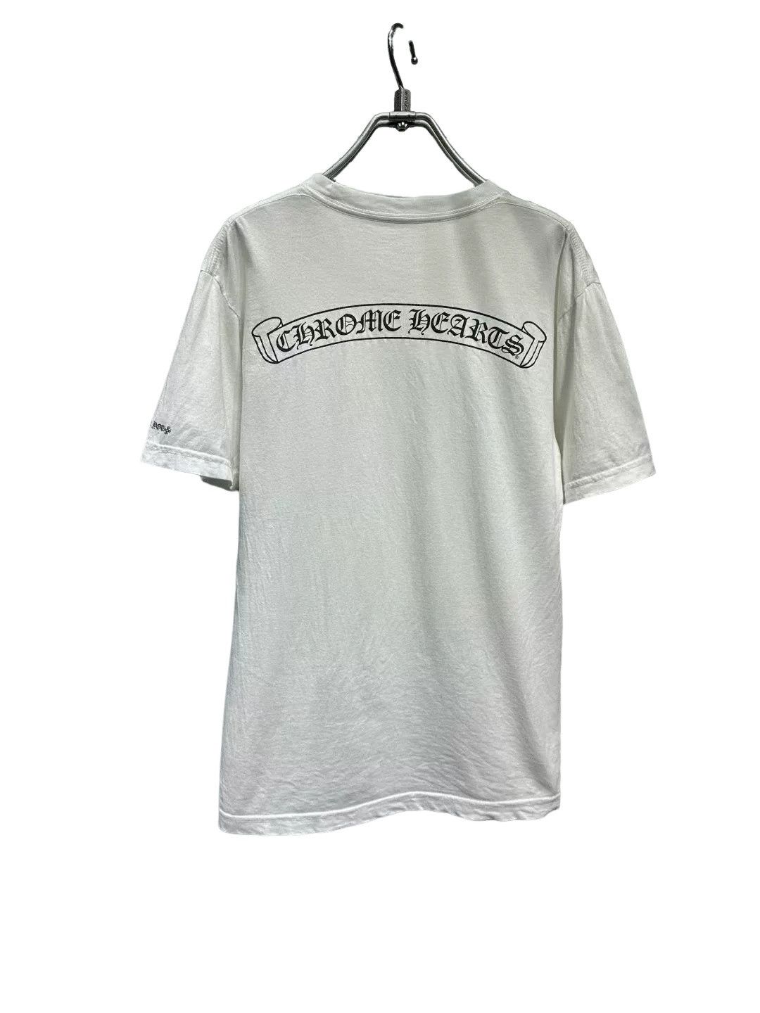 Chrome Hearts Chrome Hearts Scroll Logo T-Shirt Size M Size US M / EU 48-50 / 2 - 1 Thumbnail