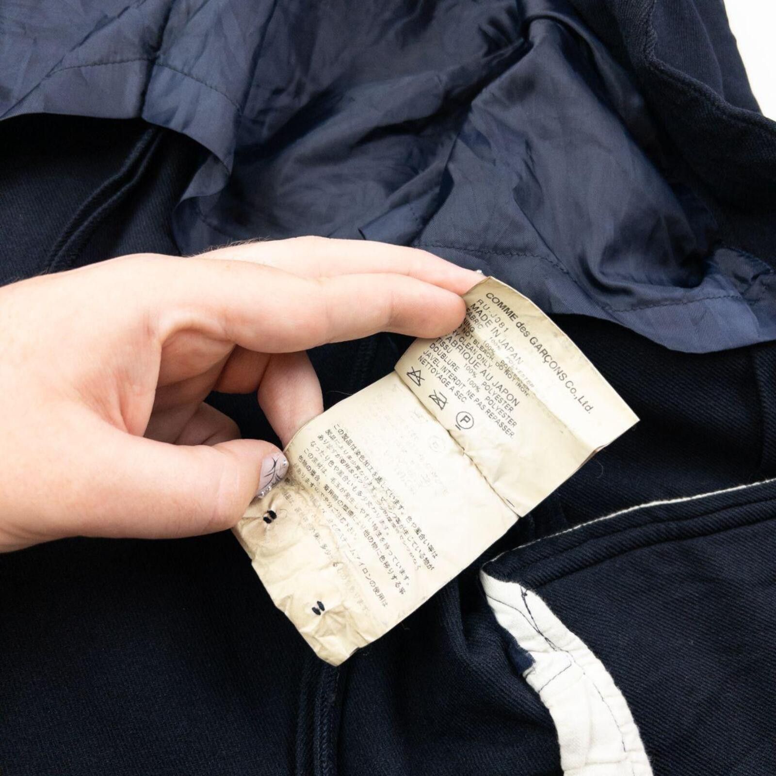 Comme des Garcons Vintage 2000s Comme Des Garçons Cropped Blazer Jacket Size S Size S / US 4 / IT 40 - 5 Thumbnail