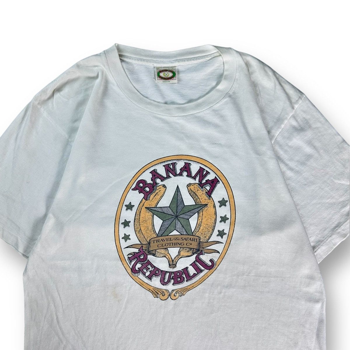 Banana Republic × Band Tees × Vintage Vintage Banana Republic Size US M / EU 48-50 / 2 - 2 Thumbnail