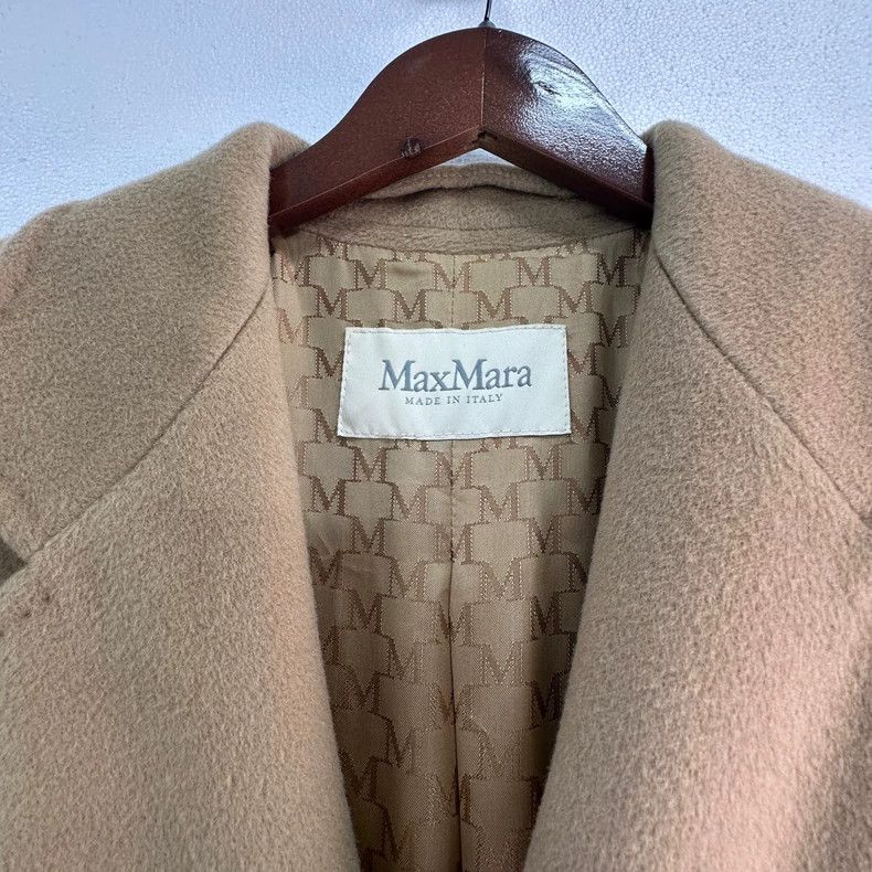 Max Mara Max Mara Classic camel coat Size L / US 10 / IT 46 - 4 Thumbnail
