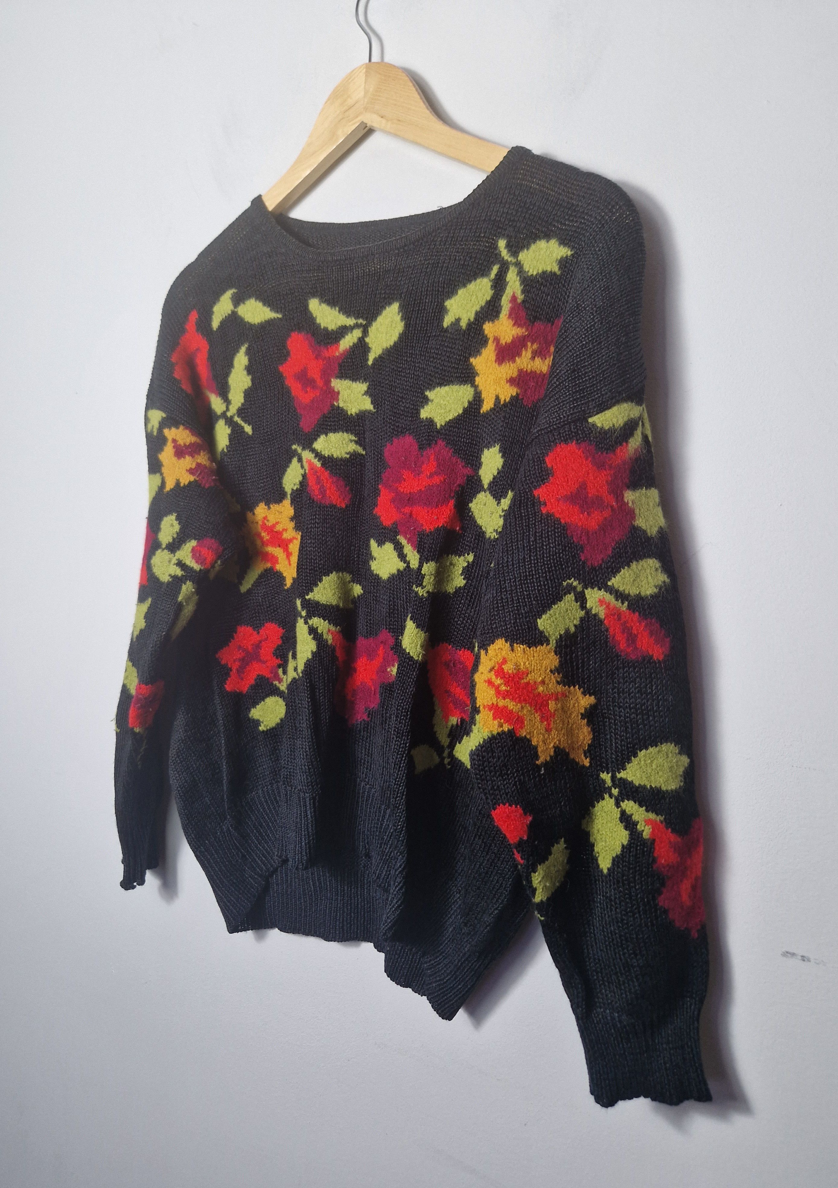 Other vintage floral sweater y2k goth whimsical grunge emo Size M / US 6-8 / IT 42-44 - 2 Thumbnail