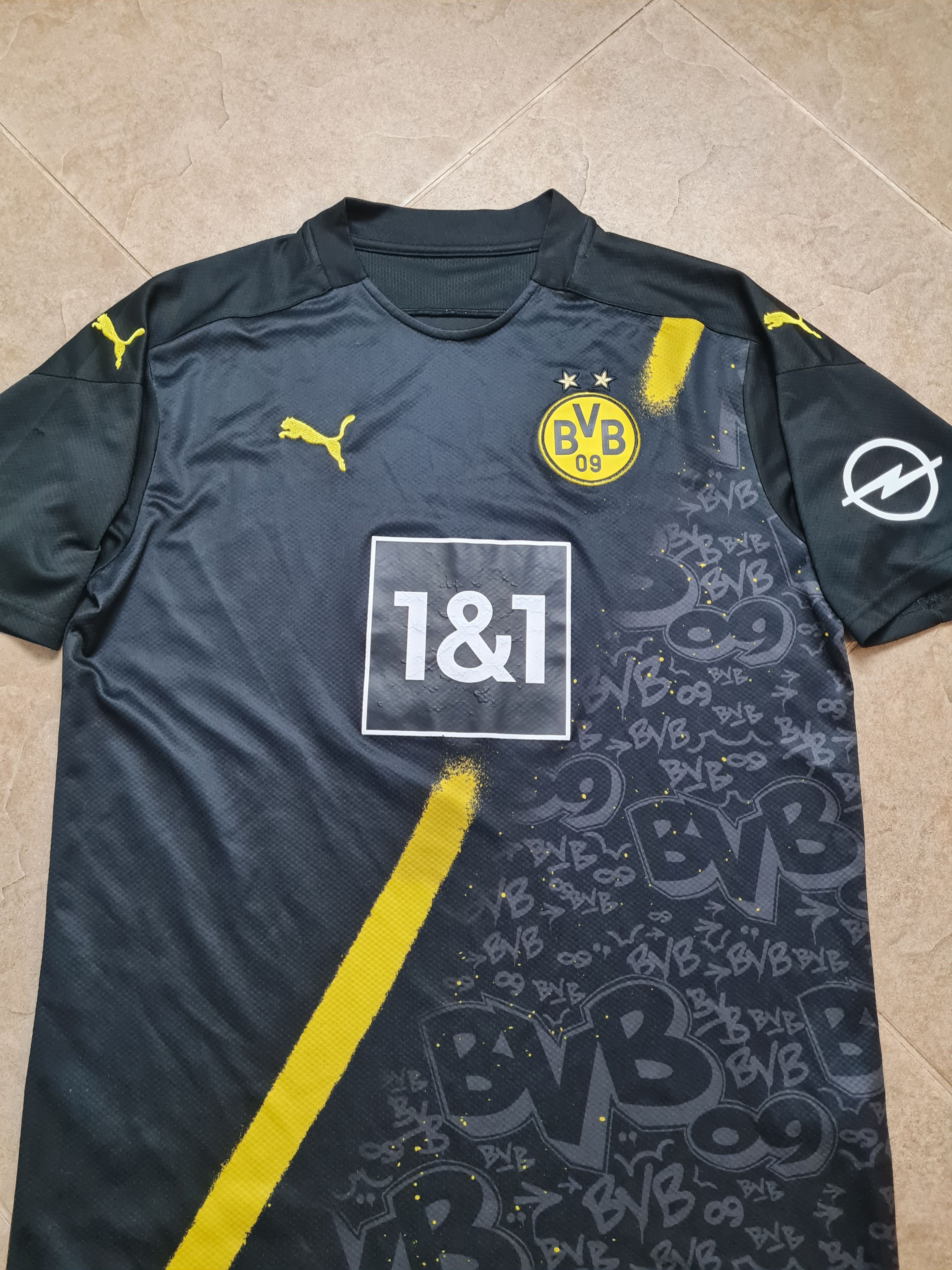 Puma Borussia Dortmund Away shirt 2020 Soccer Puma Mens Trikot Size US L / EU 52-54 / 3 - 3 Thumbnail