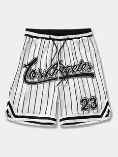Jean Hazaki x Kawa Stripe basketball Graphic shorts DRIP Size US 34 / EU 50 - 6 Thumbnail