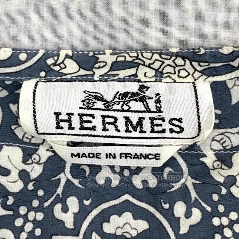 Hermes Hermes size 39 Colorful pattern printed cotton round neck s Size US XXS / EU 40 - 5 Thumbnail