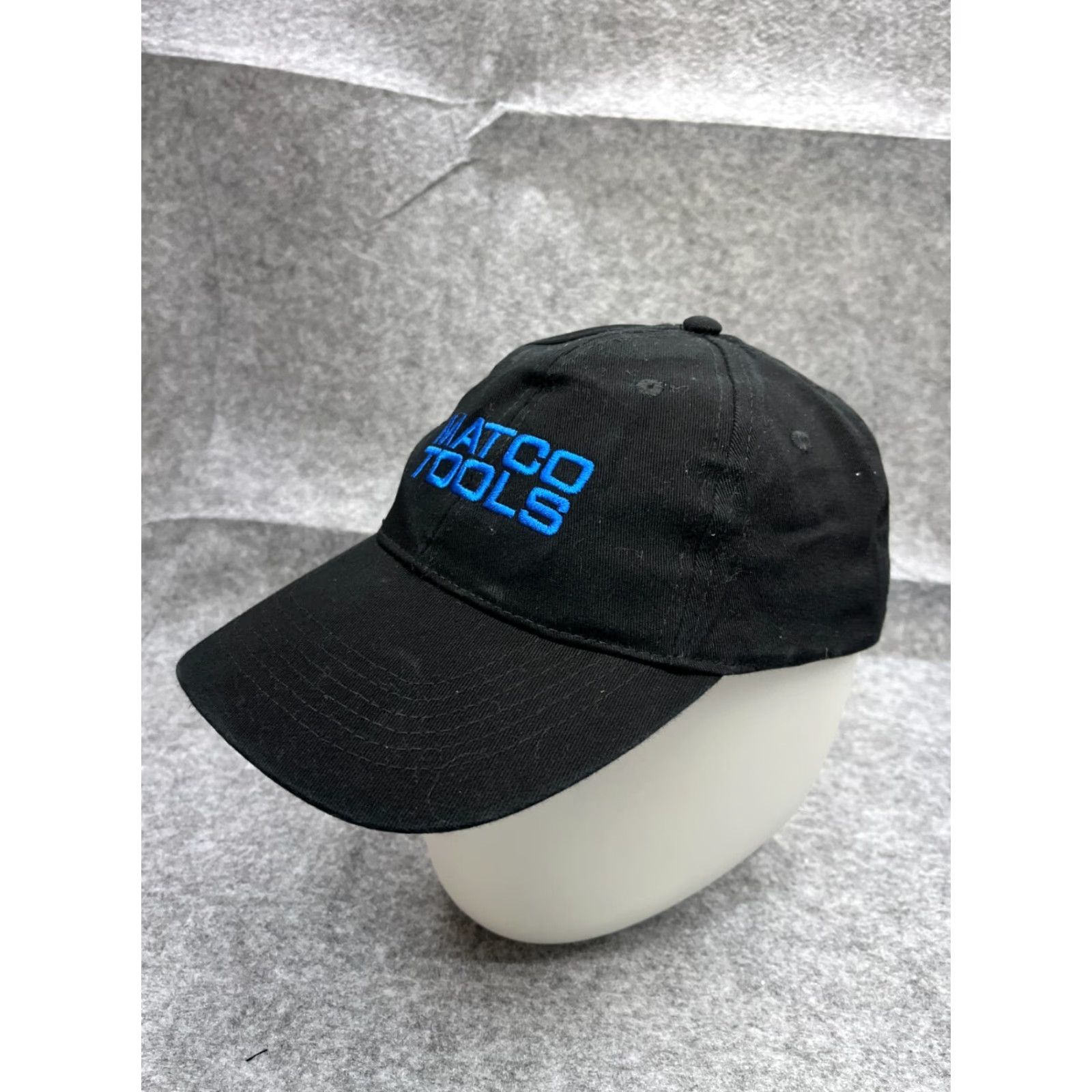 Vintage Matco Tools Hat Cap Adjustable One Size Black Cotton Twill Baseball Cap Logo, Tools, Mechanic Mens, Adult Hat Size ONE SIZE - 4 Thumbnail