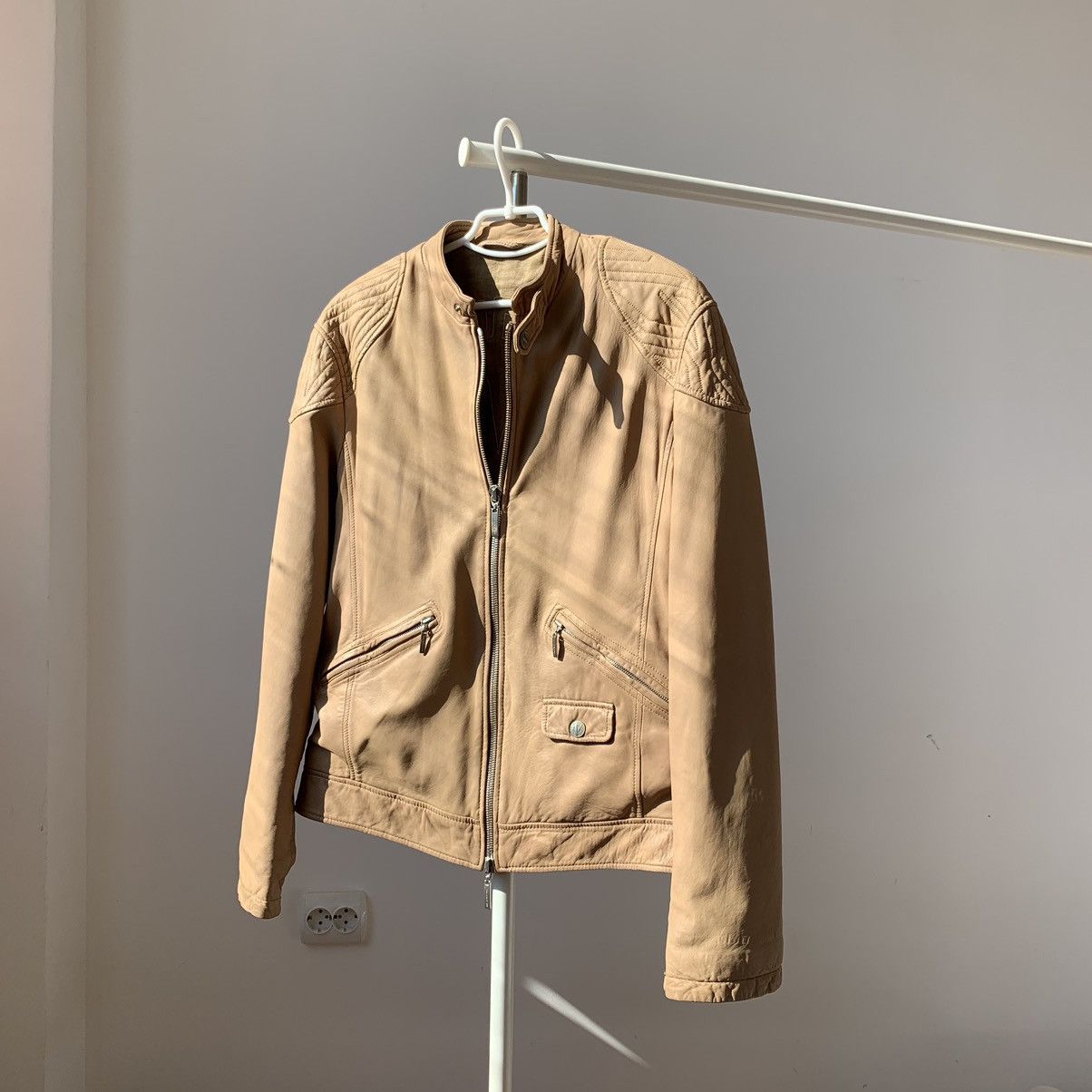 Versace Versace Collection Lamb Skin Biker Leather Jacket Size US L / EU 52-54 / 3 - 3 Thumbnail