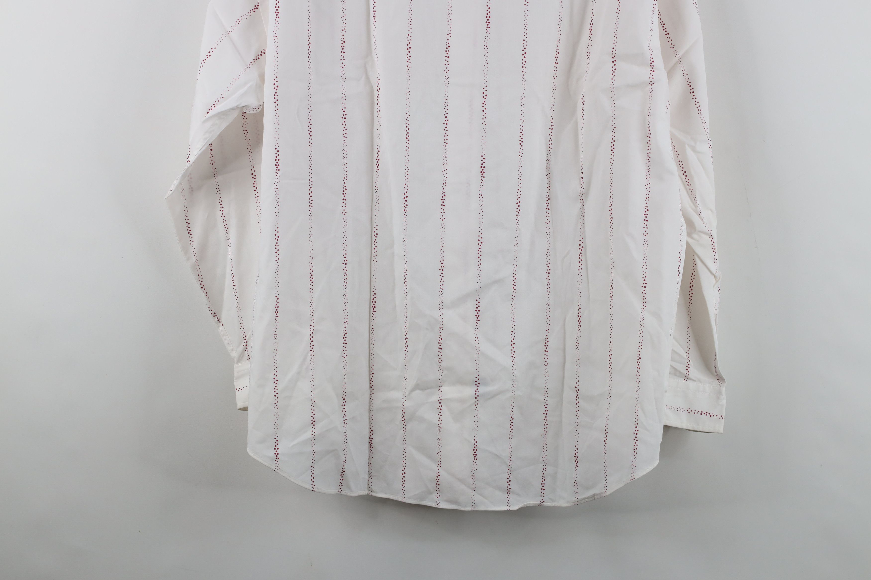Vintage Vintage 90s Streetwear Polka Dot Sheer Collared Button Shirt Size US M / EU 48-50 / 2 - 14 Thumbnail