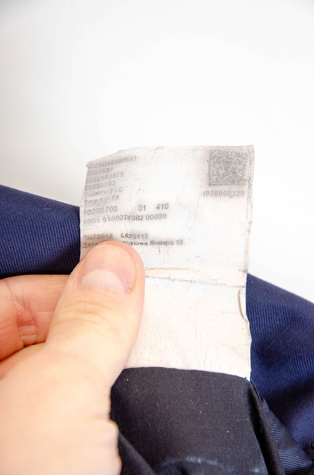 Hugo Boss Hugo Boss Tailored Super 150 Wool Navy Blazer Loro Piana 48 Size 38R - 14 Thumbnail