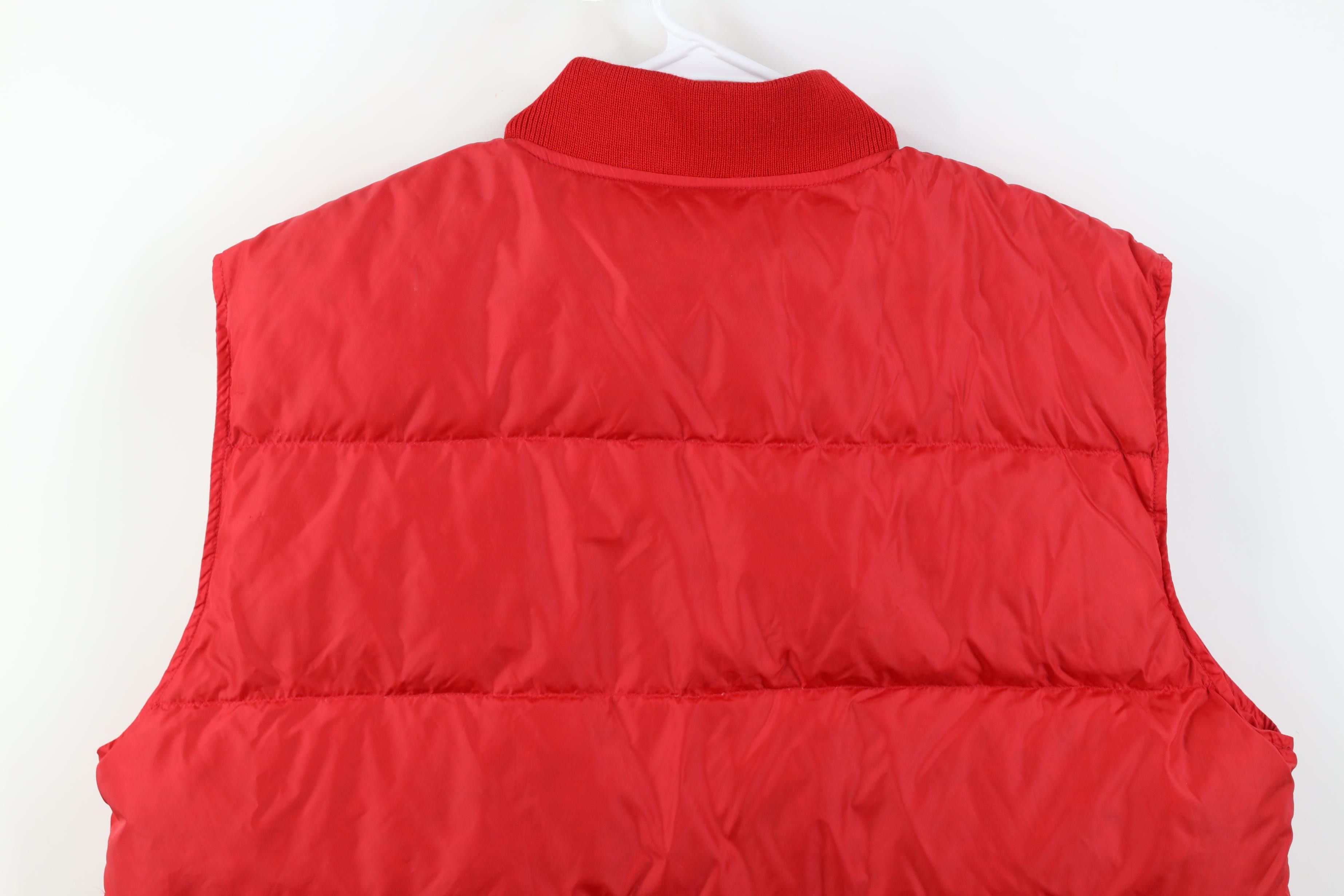 Eddie Bauer Vintage 90s Eddie Bauer Goose Down Puffer Vest Jacket Red Size US XL / EU 56 / 4 - 15 Thumbnail