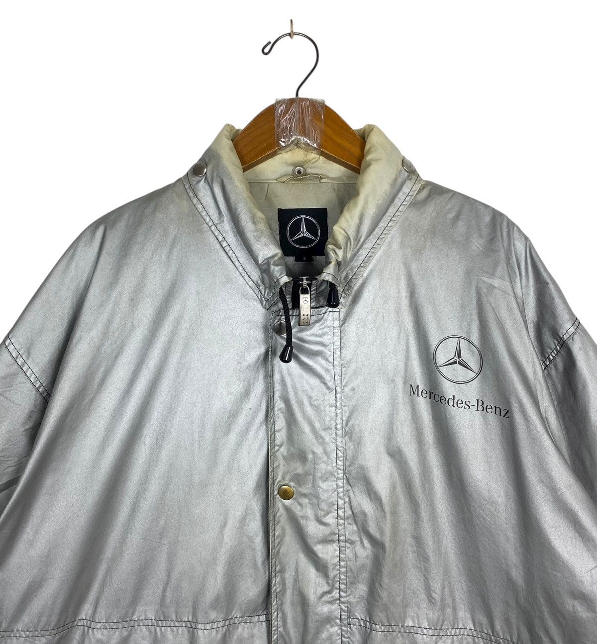 Mercedes-Benz Rare‼️ Vintage MERCEDES Racing Team Light Jacket Germany Size US L / EU 52-54 / 3 - 4 Thumbnail