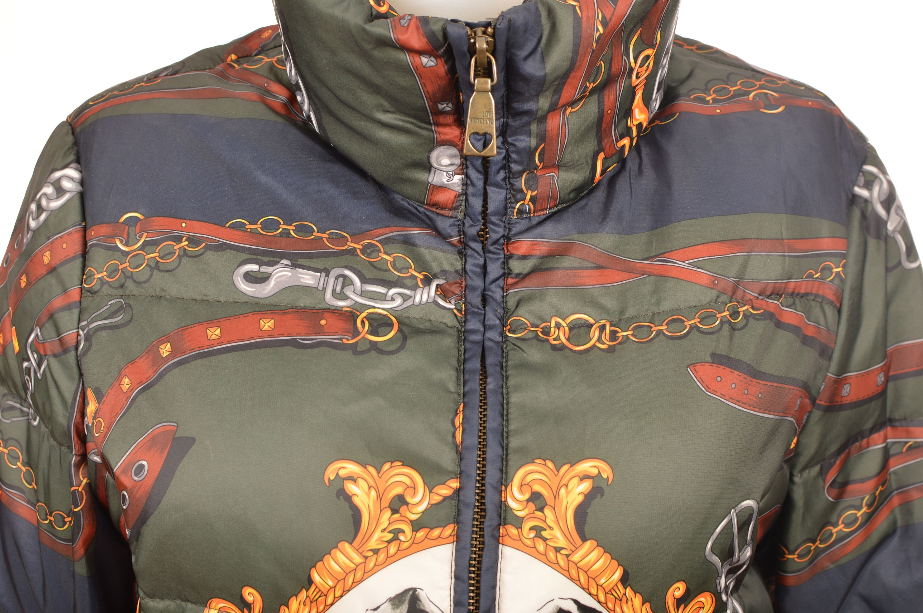 Love Moschino Love Moschino Down Puffer Jacket Lila Fufi Dog Print Size L / US 10 / IT 46 - 2 Thumbnail