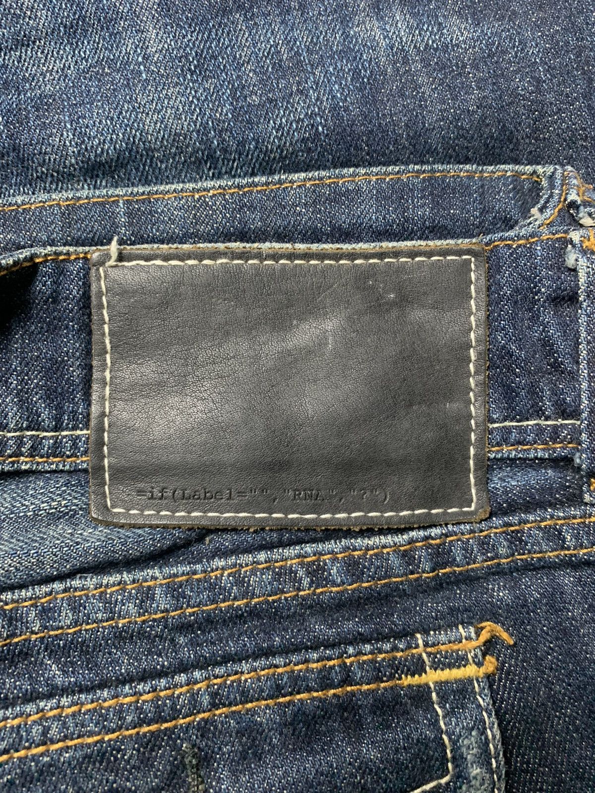 Japanese Brand 2000s RNA Japan Mud Washed Bootcut Jeans Size US 27 - 11 Thumbnail