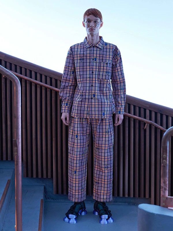 Henrik Vibskov !DS! AW22 Henrik Vibskov Orion Space Checks Casual Pants Size US 32 / EU 48 - 8 Thumbnail