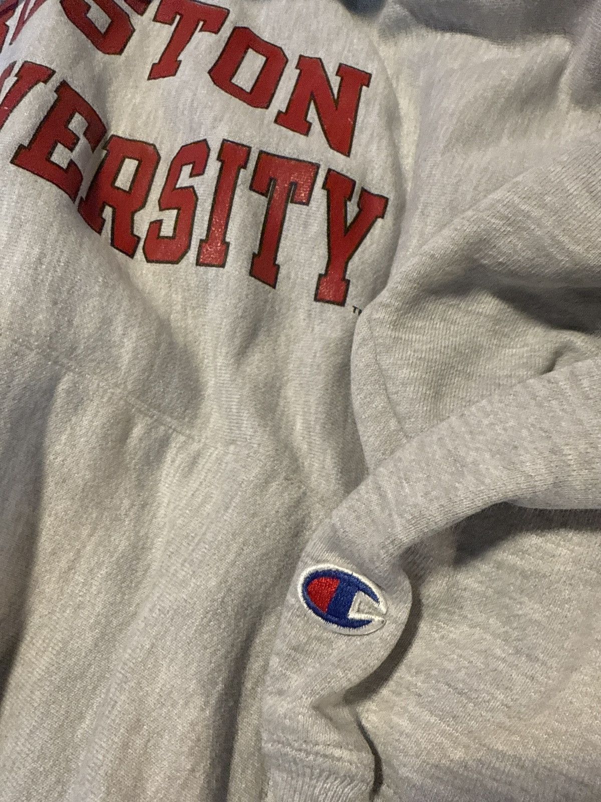 Champion Champion- Boston university vintage hoodie Size US L / EU 52-54 / 3 - 1 Thumbnail