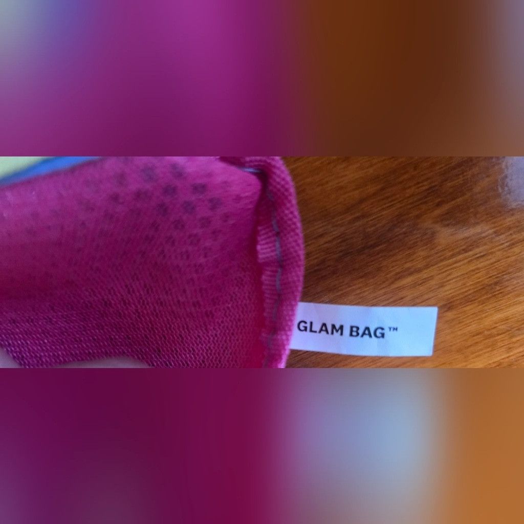 non ipsy Pink and Blue Mesh Cosmetic Bag Size ONE SIZE - 5 Thumbnail