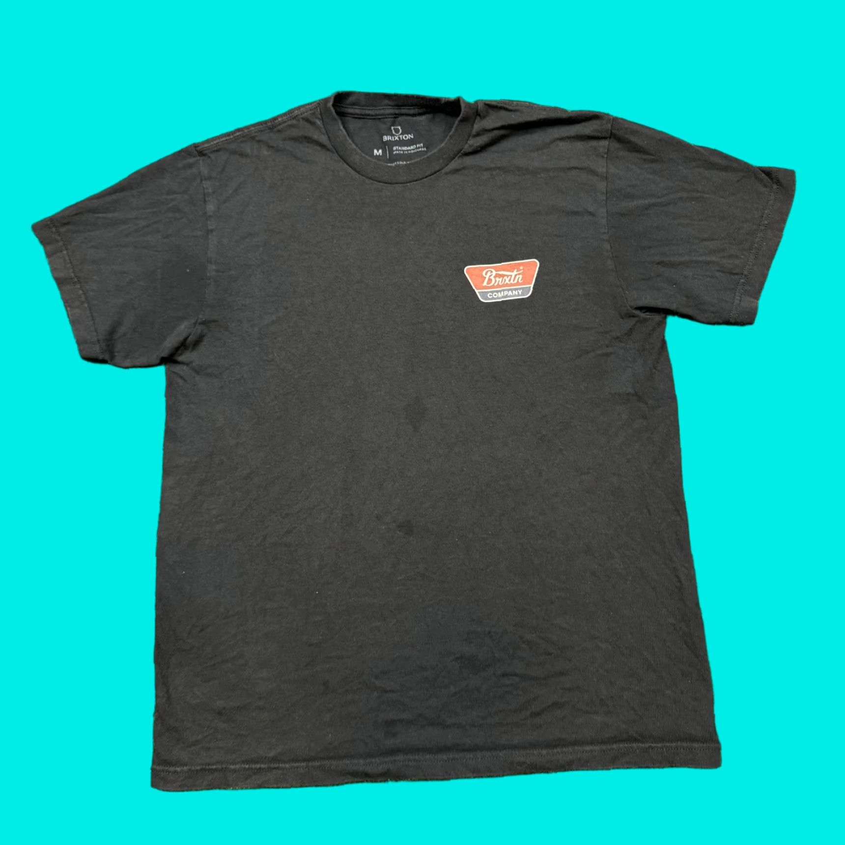Brixton Brixton Men's T-Shirt Shirt M Black Logo California 90s Streetwear Color Black Short Sleeve Crew Neck Size US M / EU 48-50 / 2 - 1 Thumbnail