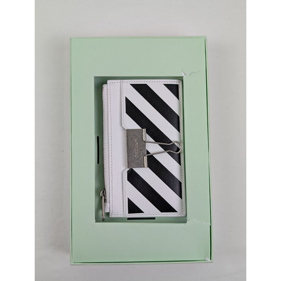 Off-White o1rshd1 Size: OS / Binder Card Case in White/Black Size ONE SIZE - 9 Thumbnail