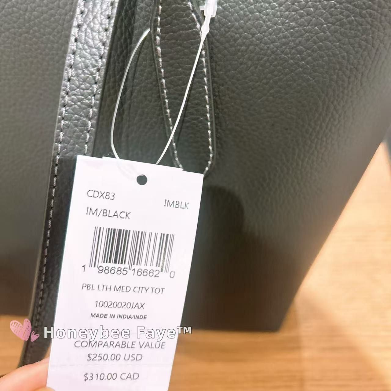 Coach Medium City Tote Bag CDX83 Size ONE SIZE - 5 Thumbnail