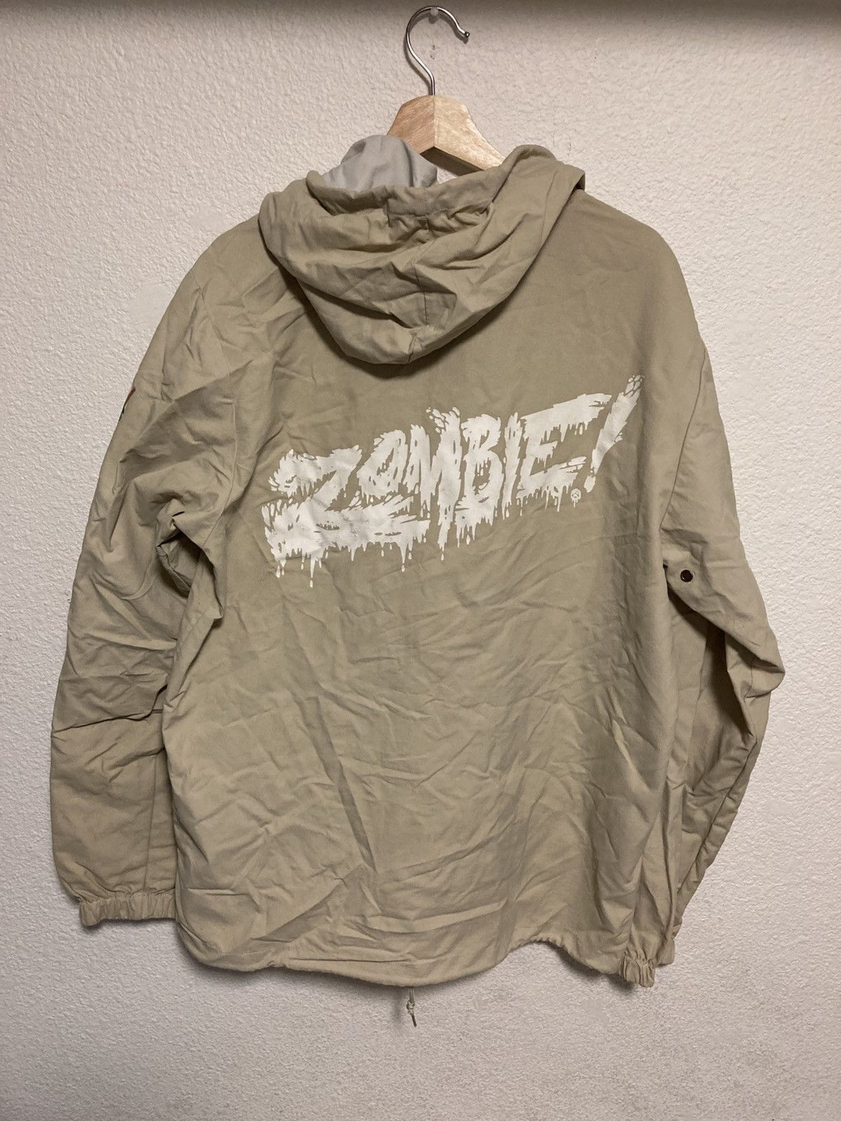 Flatbush Zombies × Rap Tees Flatbush Zombies Windbreaker Jacket Khaki Size US L / EU 52-54 / 3 - 2 Thumbnail