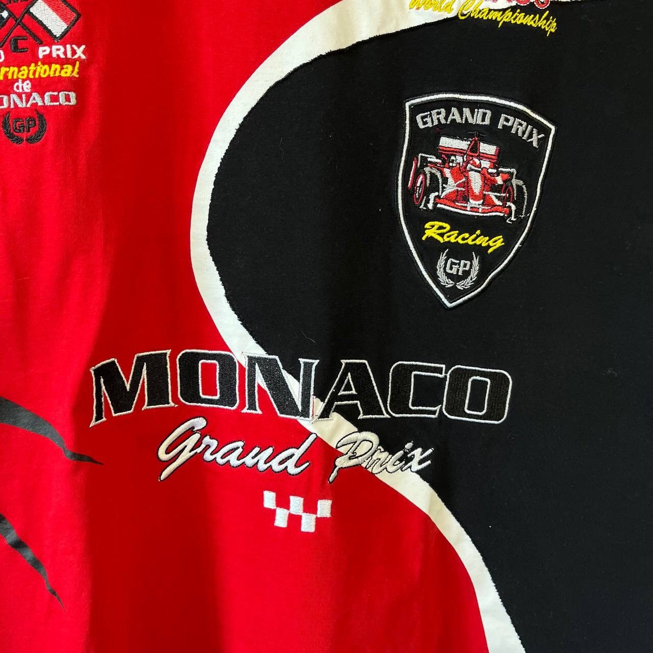 Vintage VTG Monaco Grand Prix Racing World Championship Red T-Shirt Size US L / EU 52-54 / 3 - 14 Thumbnail