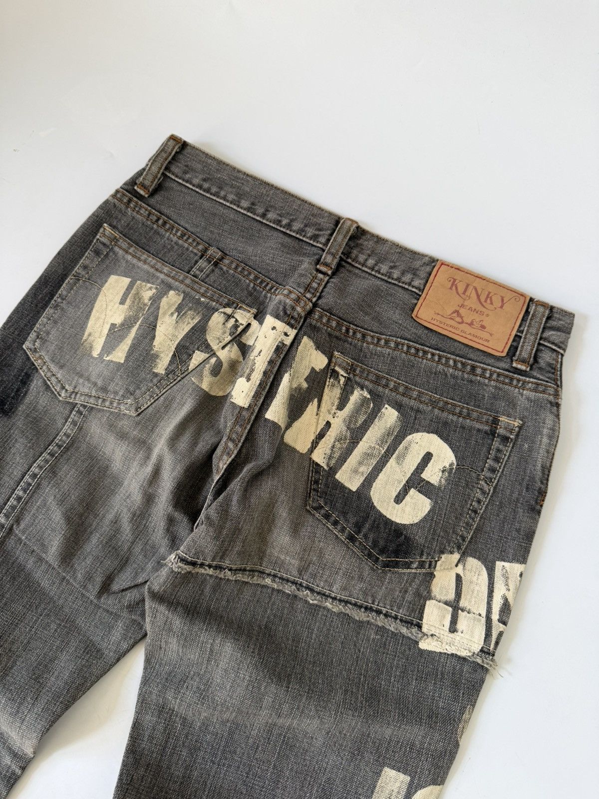 Hysteric Glamour Hysteric Glamour Debbie, Suzie, Joan Distressed Grey Flared Size 30" / US 8 / IT 44 - 12 Thumbnail