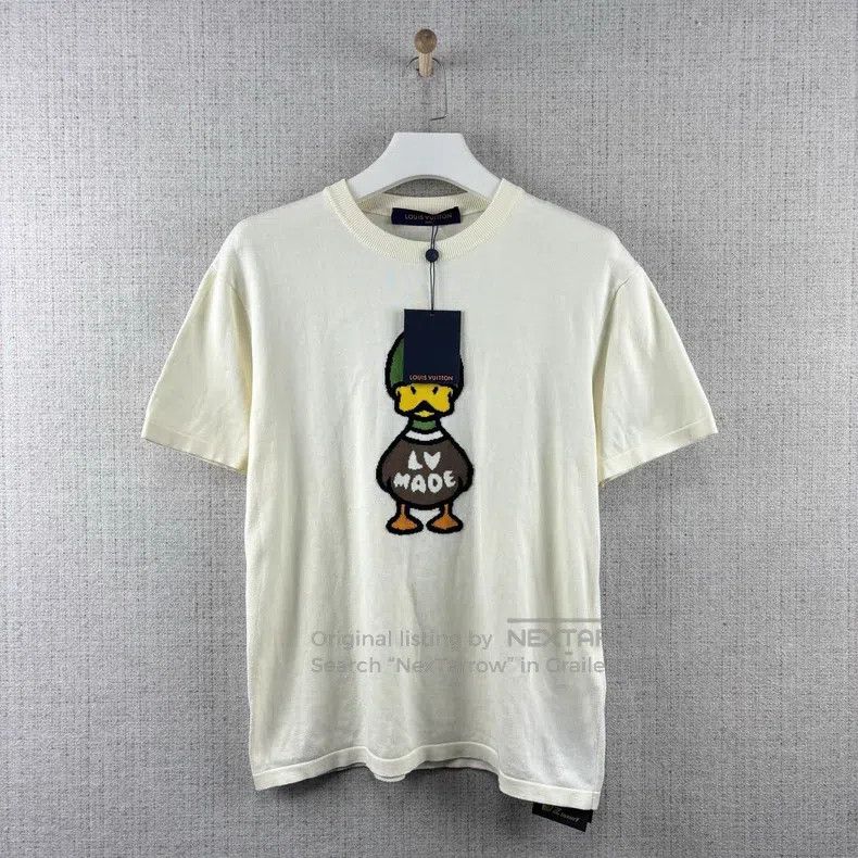Louis Vuitton Louis Vuitton Duckling Logo Printed Pullover Short Sleeve Size US M / EU 48-50 / 2 - 1 Thumbnail