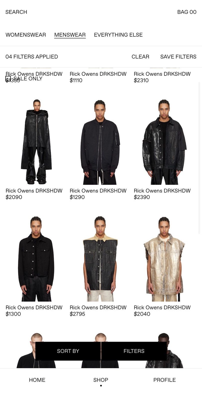 Rick Owens BOMBER MAINLINE PADDED CLASSIC JACKET M1A1 Size US S / EU 44-46 / 1 - 15 Thumbnail