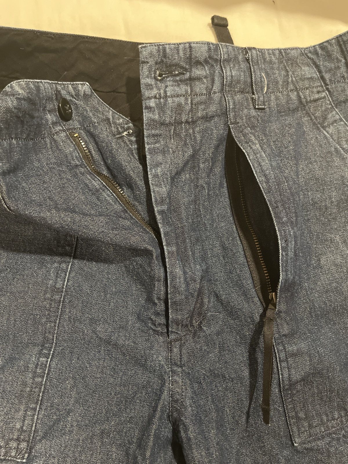 Engineered Garments Engineered Garments Fatigue shorts industrial 8 oz denim Size US 32 / EU 48 - 6 Thumbnail