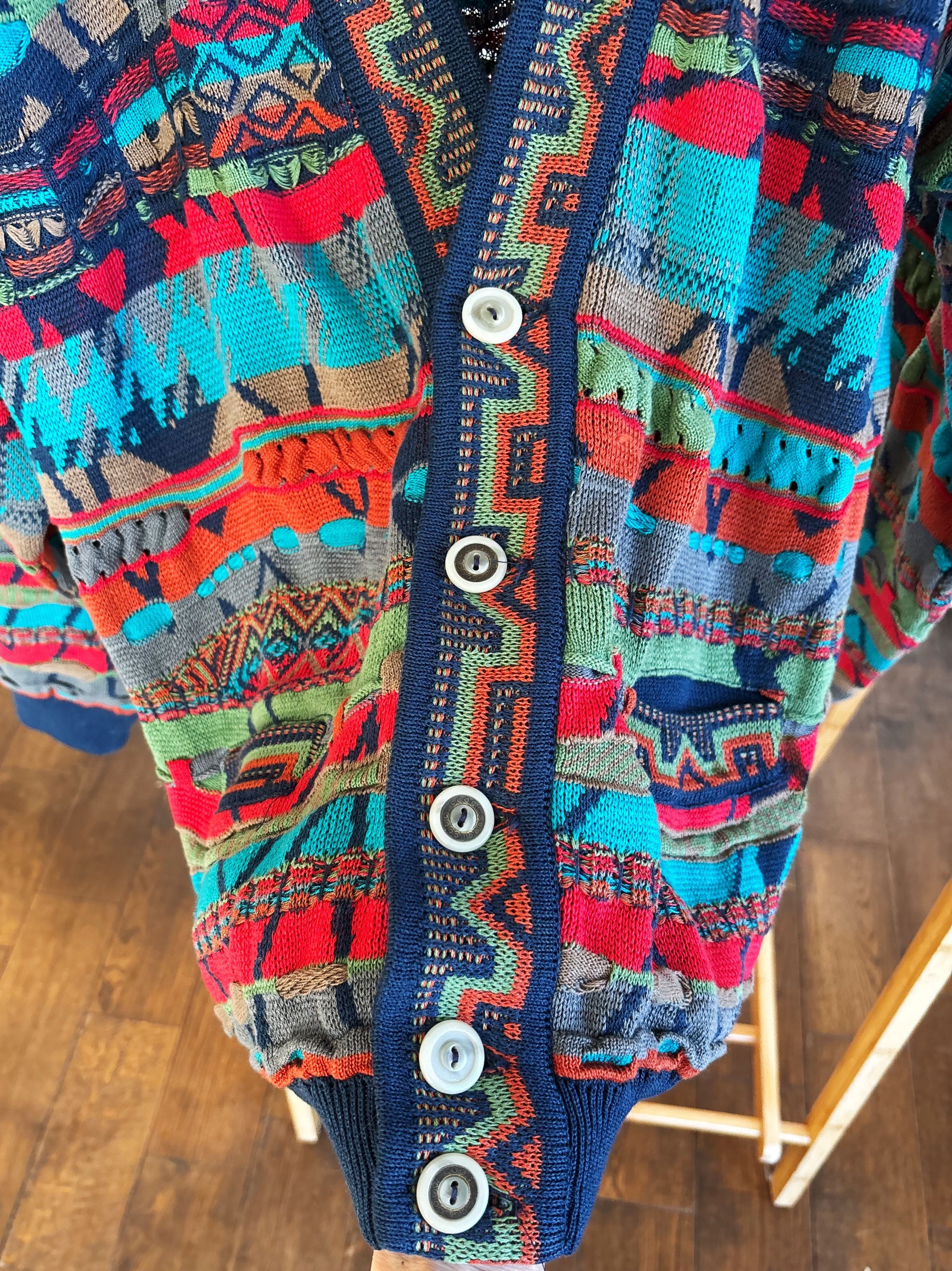 Coogi Vintage COOGI Cotton Cardigan – Size L Size US L / EU 52-54 / 3 - 9 Thumbnail