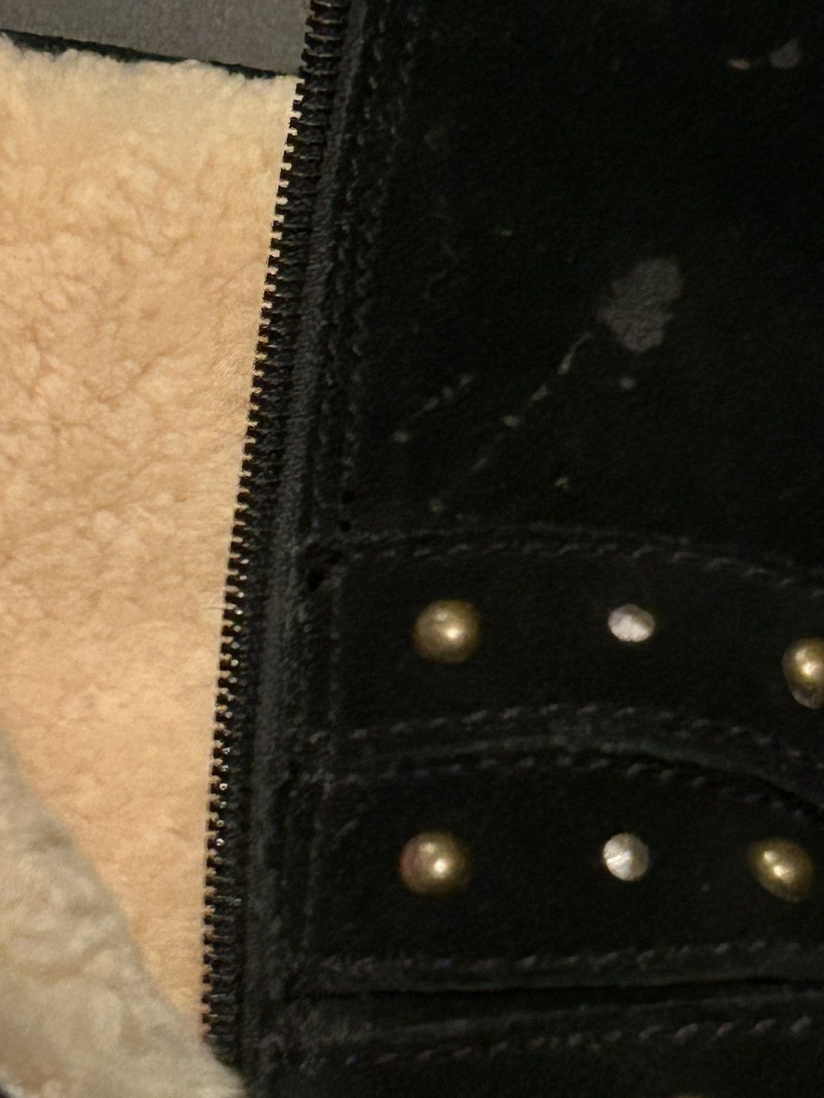 Ugg Ugg suede bootie with gold accents Size US 6 / IT 36 - 11 Thumbnail