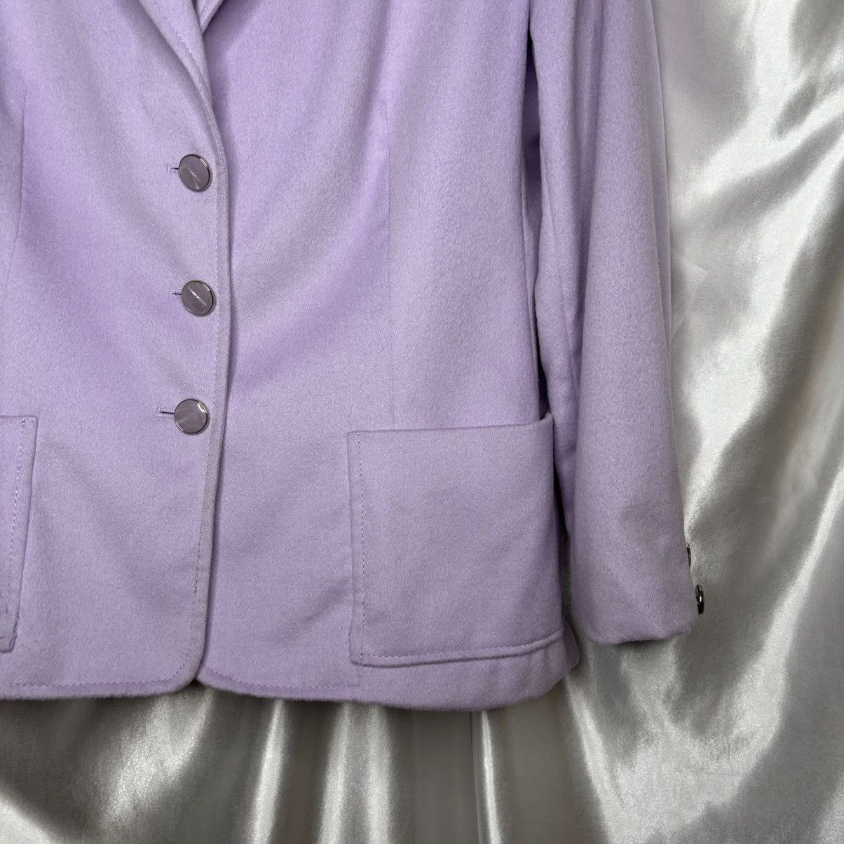 Escada Vintage blazer jacket escada lilac heather purple pastel Size M / US 6-8 / IT 42-44 - 9 Thumbnail
