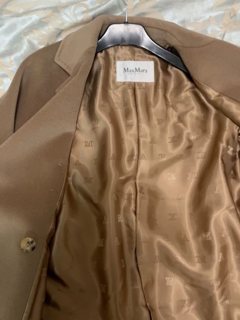 Max Mara Max Mara Camel cropped wool and cashmere coat Size S / US 4 / IT 40 - 6 Thumbnail