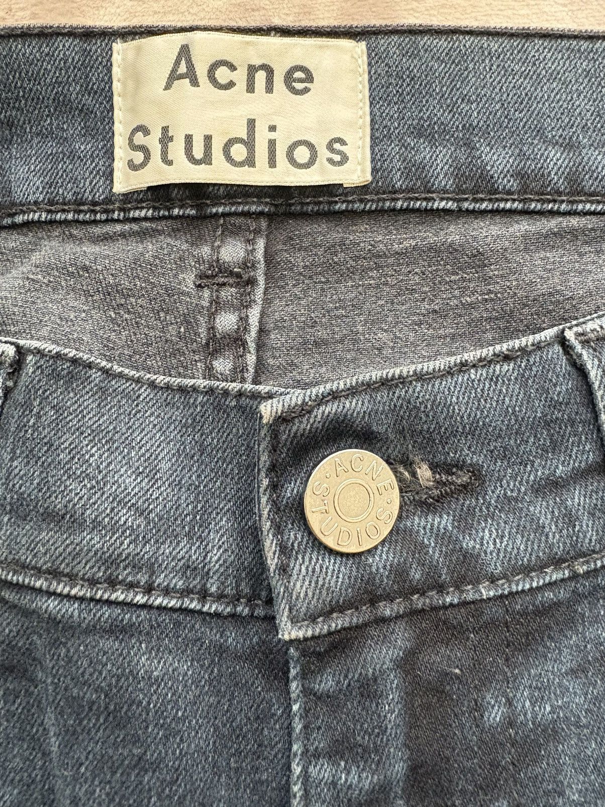Acne Studios Acne Studios ACE Blue/Black Skinny Jeans Denim Size US 32 / EU 48 - 15 Thumbnail