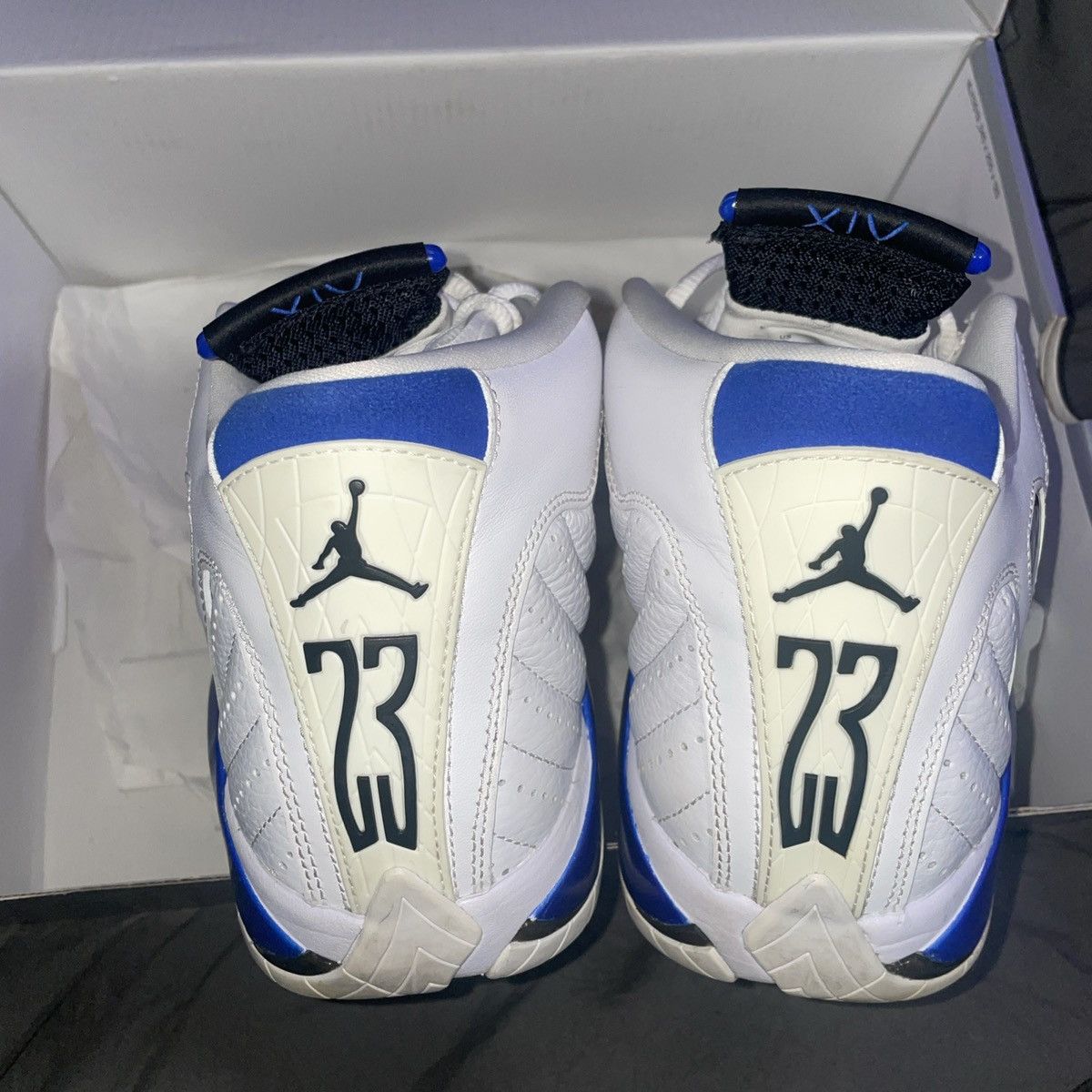 Jordan Brand Air Jordan 14 retro Hyper Royals Size US 9 / EU 42 - 5 Thumbnail