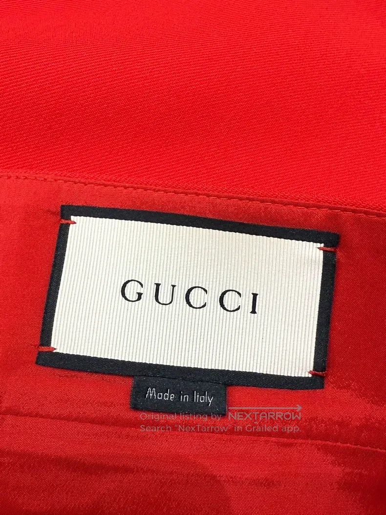 Gucci Gucci Red double G gold buckle skirt Size 25" / US 0 / IT 36 - 5 Thumbnail