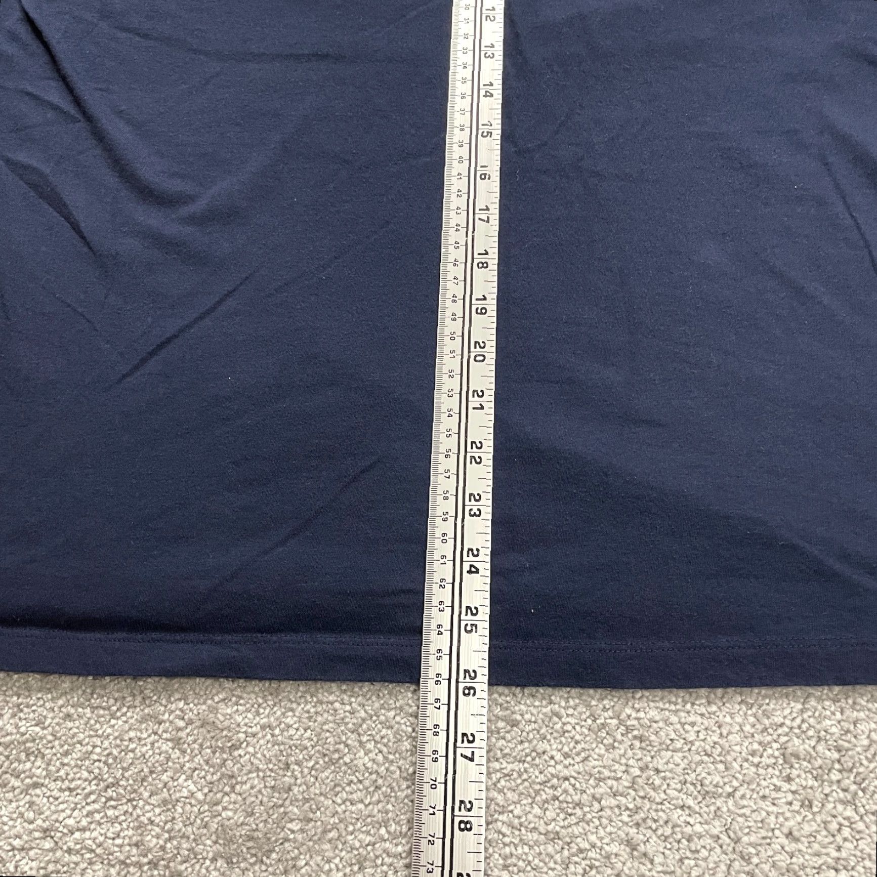 Vintage Goodfellow T-Shirt Shirt Mens XL Navy Blue Solid Crew Neck Short Sleeve Top Regular Cotton Branding Logo Classic outdoor 90s Mens Size US XL / EU 56 / 4 - 7 Thumbnail