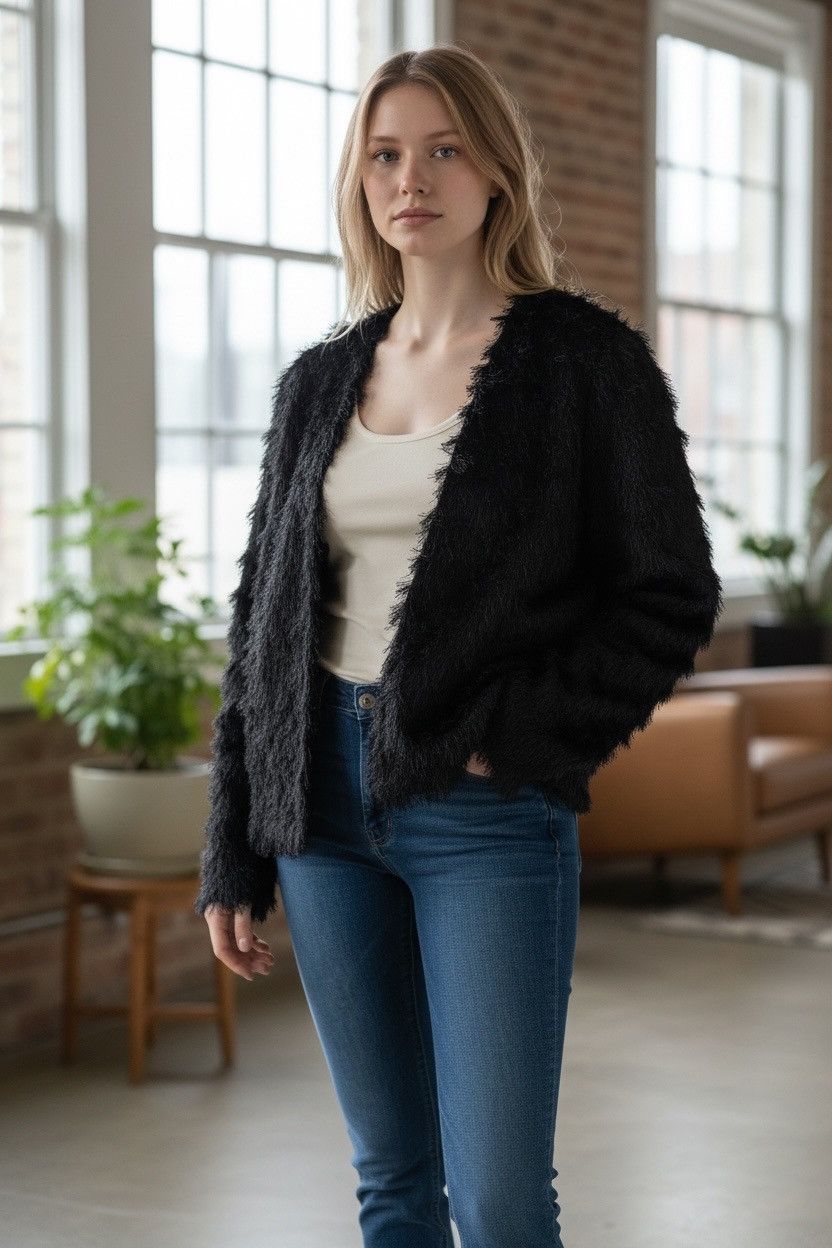 Prada Prada cardigan fur mohair Size S / US 4 / IT 40 - 1 Thumbnail