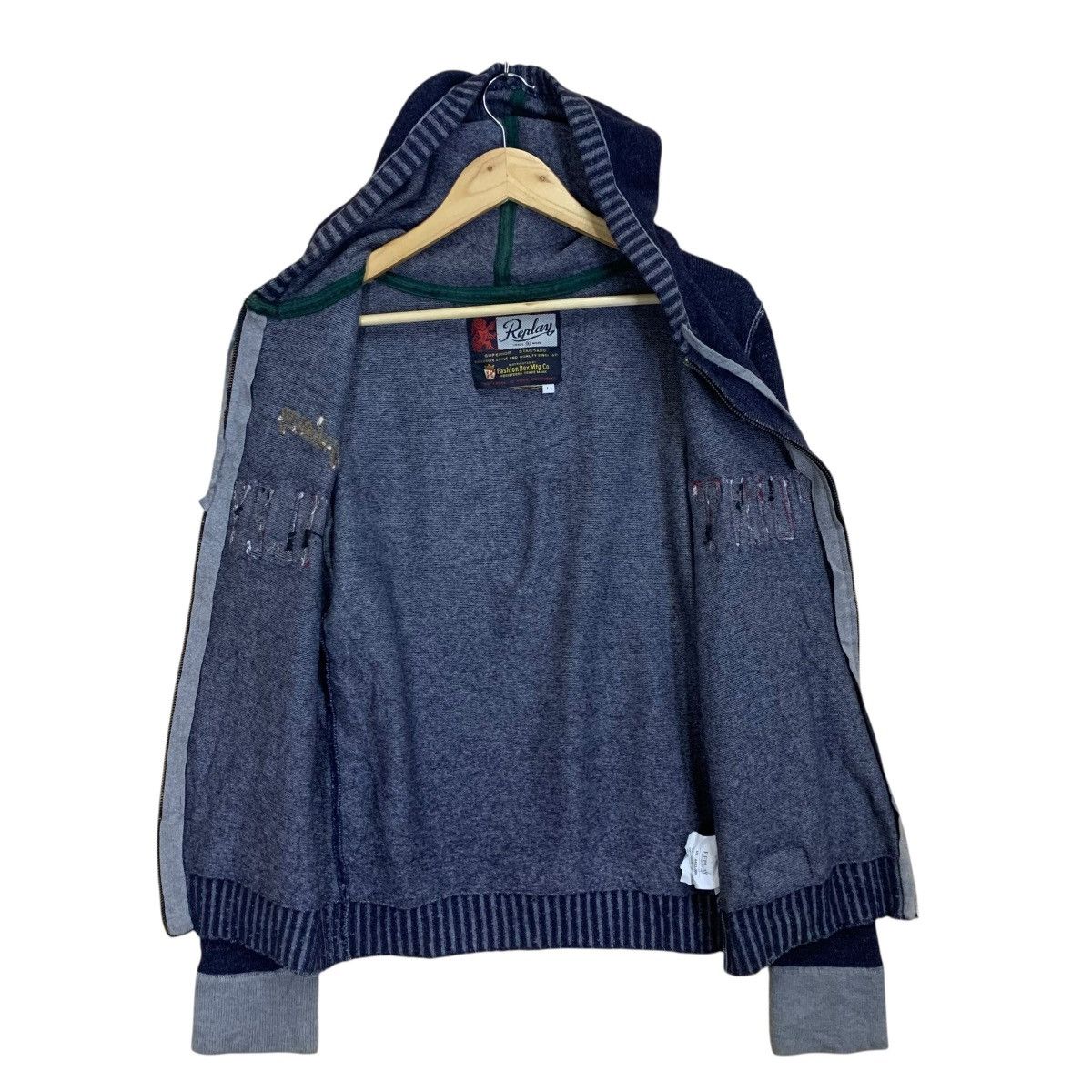 Replay Replay Big Logo Zipper Hoodie Knit Size US M / EU 48-50 / 2 - 12 Thumbnail