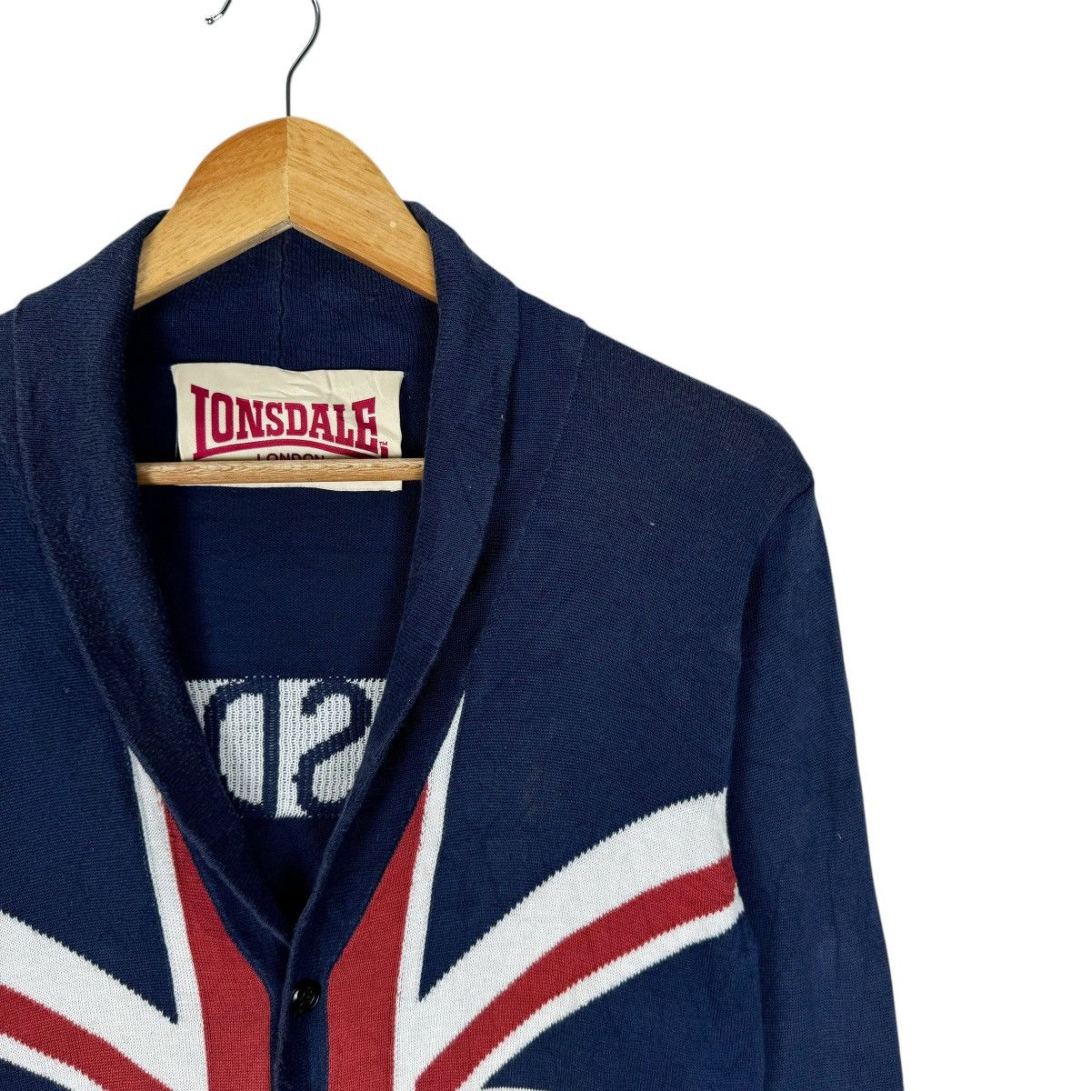 Lonsdale ☀️LONSDALE X RATTLE TRAP UK FLAGS CARDIGAN Size US L / EU 52-54 / 3 - 2 Thumbnail