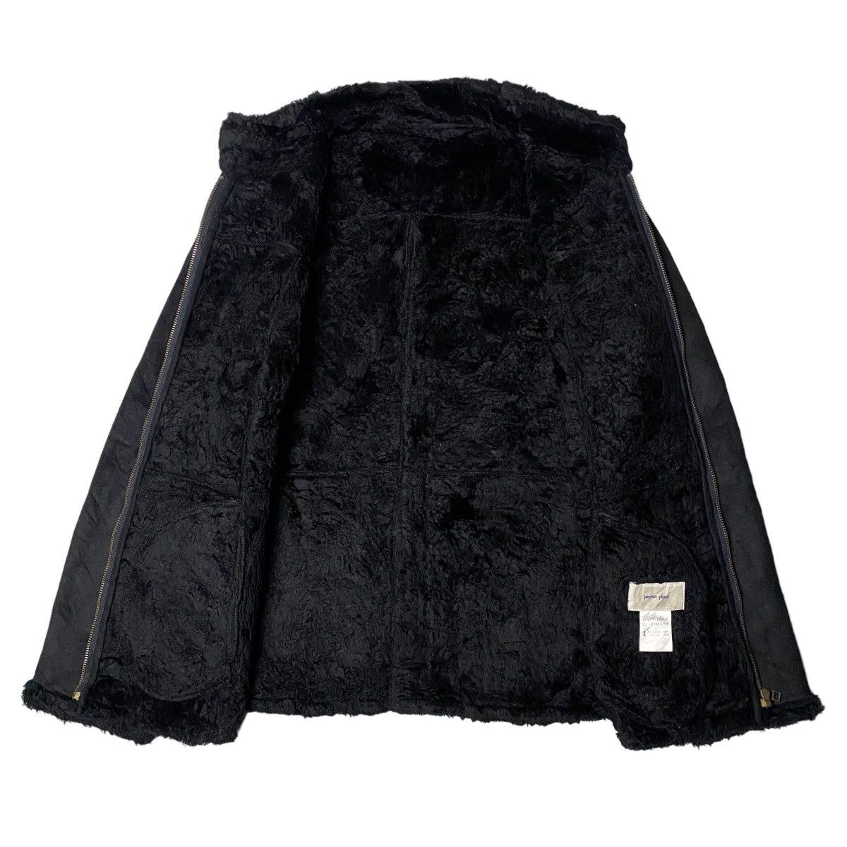 14th Addiction × If Six Was Nine × Japanese Brand 2000's PPFM Fur Faux Cross Suede Jacket Size US S / EU 44-46 / 1 - 3 Thumbnail