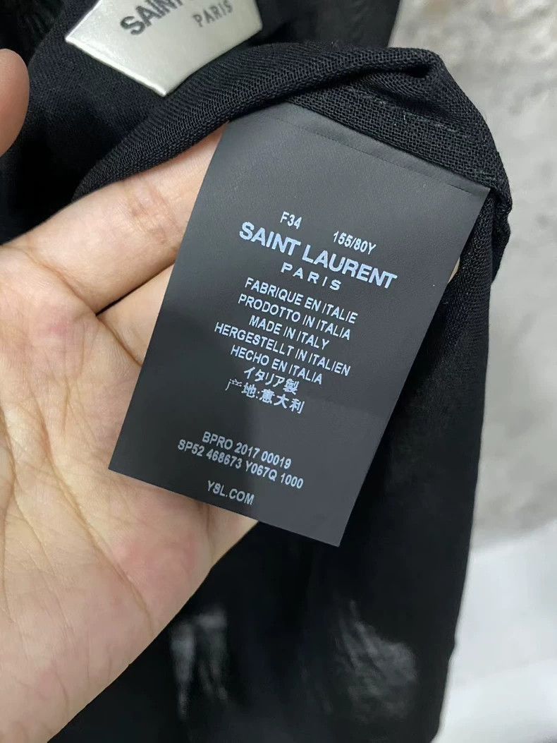 Saint Laurent Paris Saint Laurent SLP Puff Sleeve Shirt- Size US XS / EU 42 / 0 - 6 Thumbnail