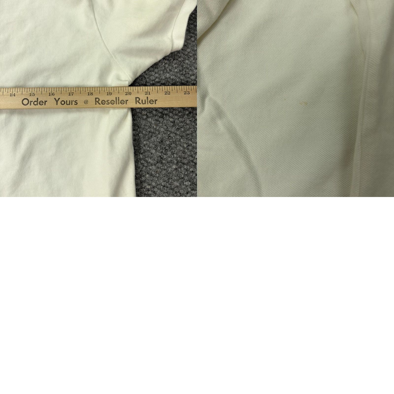 Vintage English Polo League Shirt Mens Large White Embroidered Horse Equestrian Polo Size US L / EU 52-54 / 3 - 8 Thumbnail