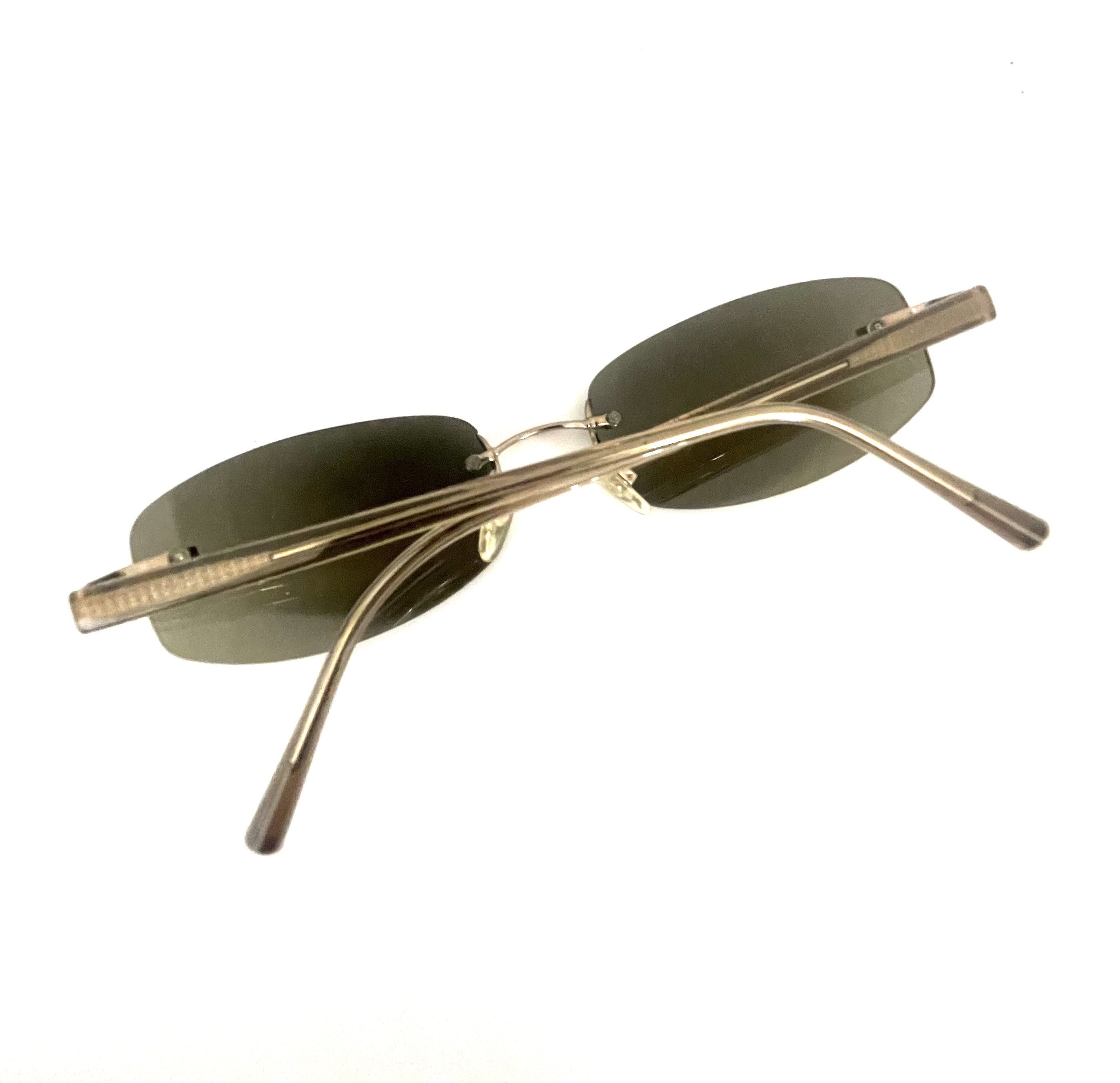 Chanel Vintage Chanel Rimless Sunglasses - Model 4067 Size ONE SIZE - 2 Thumbnail