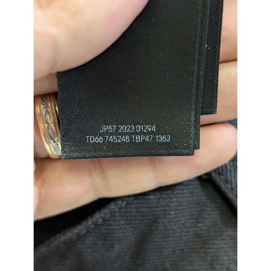 Balenciaga o1rshd1 Unisex Super Destroyed Baggy Pants 13 in Flat Black Size US 34 / EU 50 - 21 Thumbnail