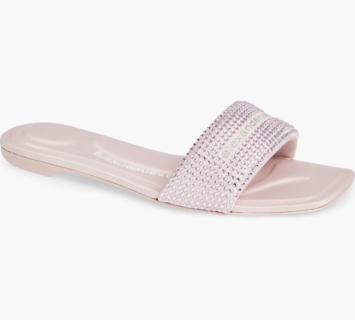 Alexander Wang Alexander Wang VY Crystal Embellished Slide Sandal Size US 8.5 / IT 38.5 - 1 Thumbnail