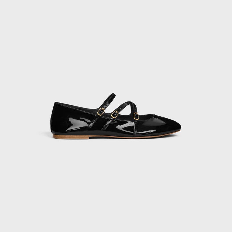 Celine o1bcso1str0126 360194582C Criss Cross Babies Ballerina Flats Size US 11 / IT 41 - 1 Thumbnail
