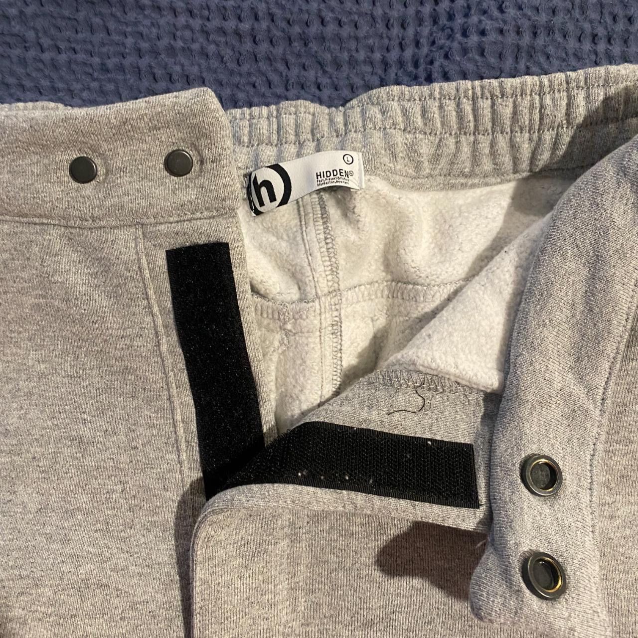 image of Hidden Ny Tech Cargo Sweatpants Heather Grey, Men's (Size 36)