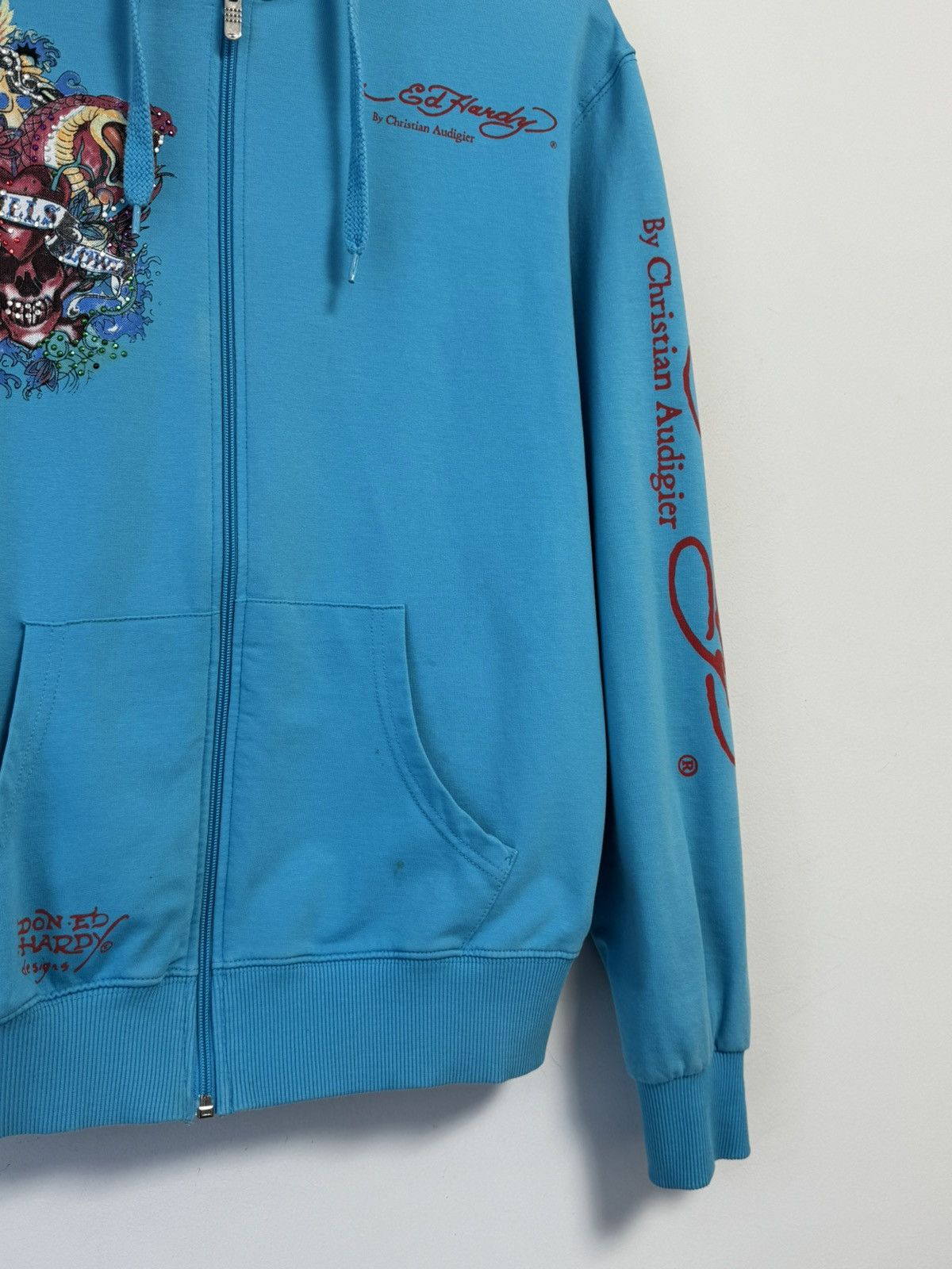 Ed Hardy Ed Hardy Vintage Y2K Style Hoodie Skull Women’s L Size L / US 10 / IT 46 - 4 Thumbnail