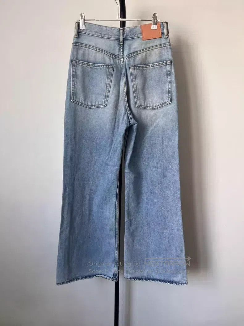 Acne Studios Acne Studios Classic Style Loose High Rise Straight Leg Wi Size 26" / US 2 / IT 38 - 2 Thumbnail